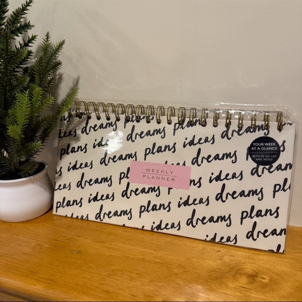 NEW weekly planner book